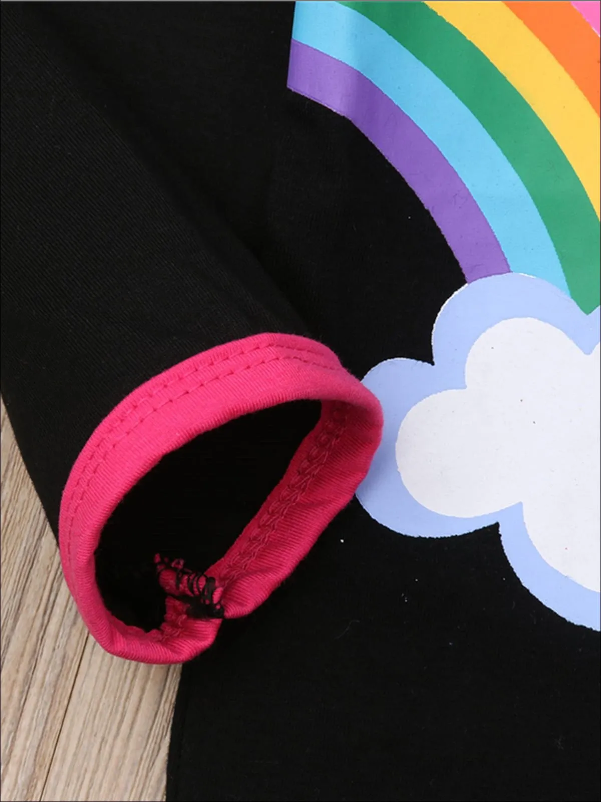 Twinning Rainbow Top And Tulle Tutu Skirt Set