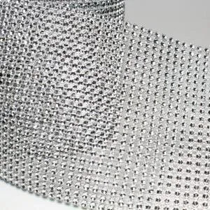 VASE WEDDING DECORATION TRIMMING MESH 10 YARD (red)-VAS3