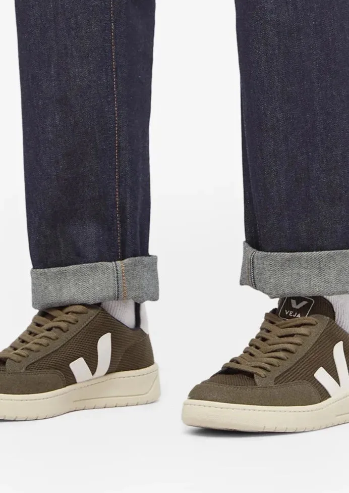 Veja V12 B-Mesh Olive White