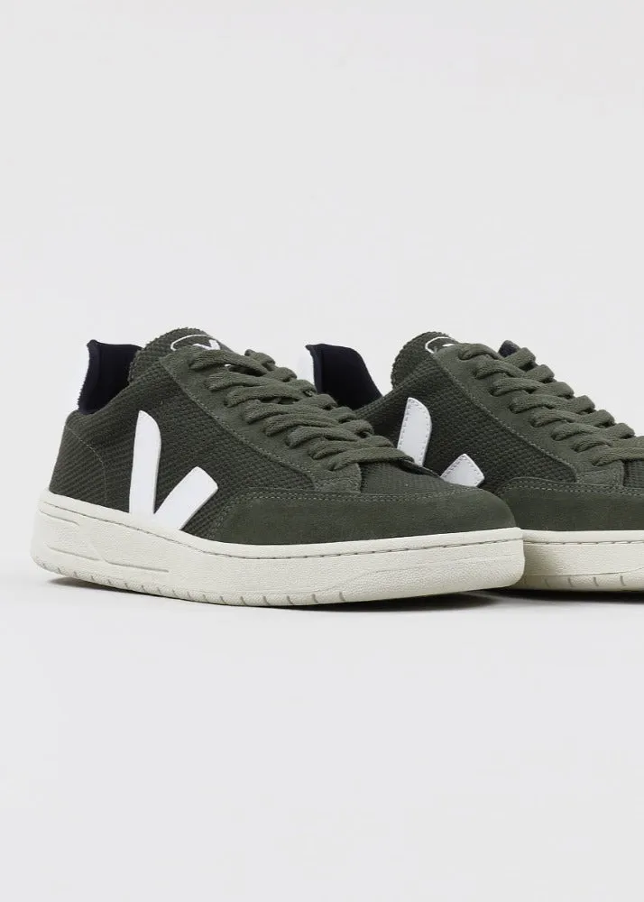 Veja V12 B-Mesh Olive White