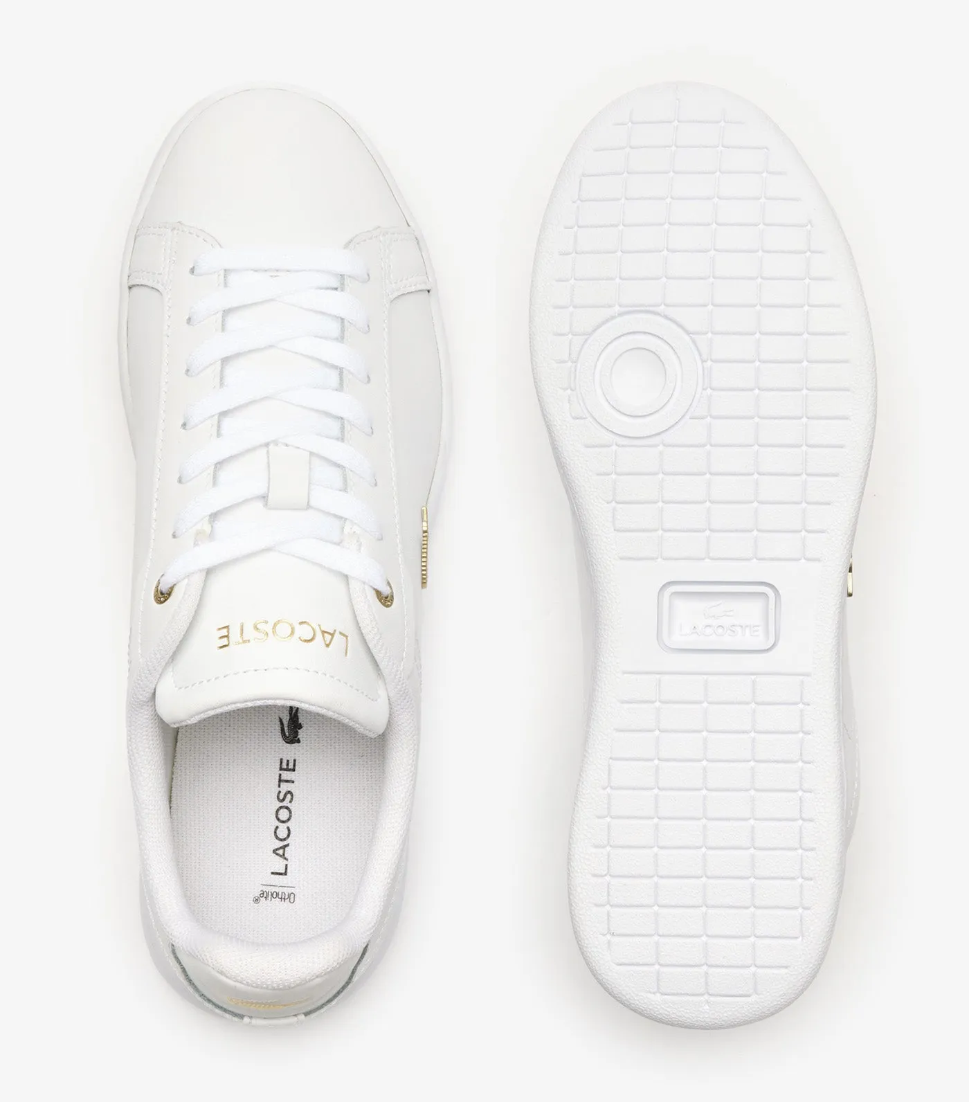 Women's Carnaby Pro Leather Trainers White/Gold