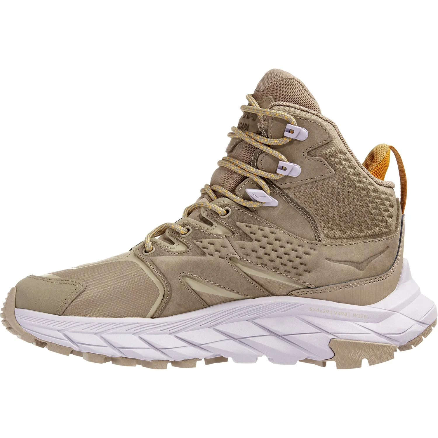 Women's Hoka Anacapa Mid GTX Dune/Lilac Marble Nubuck