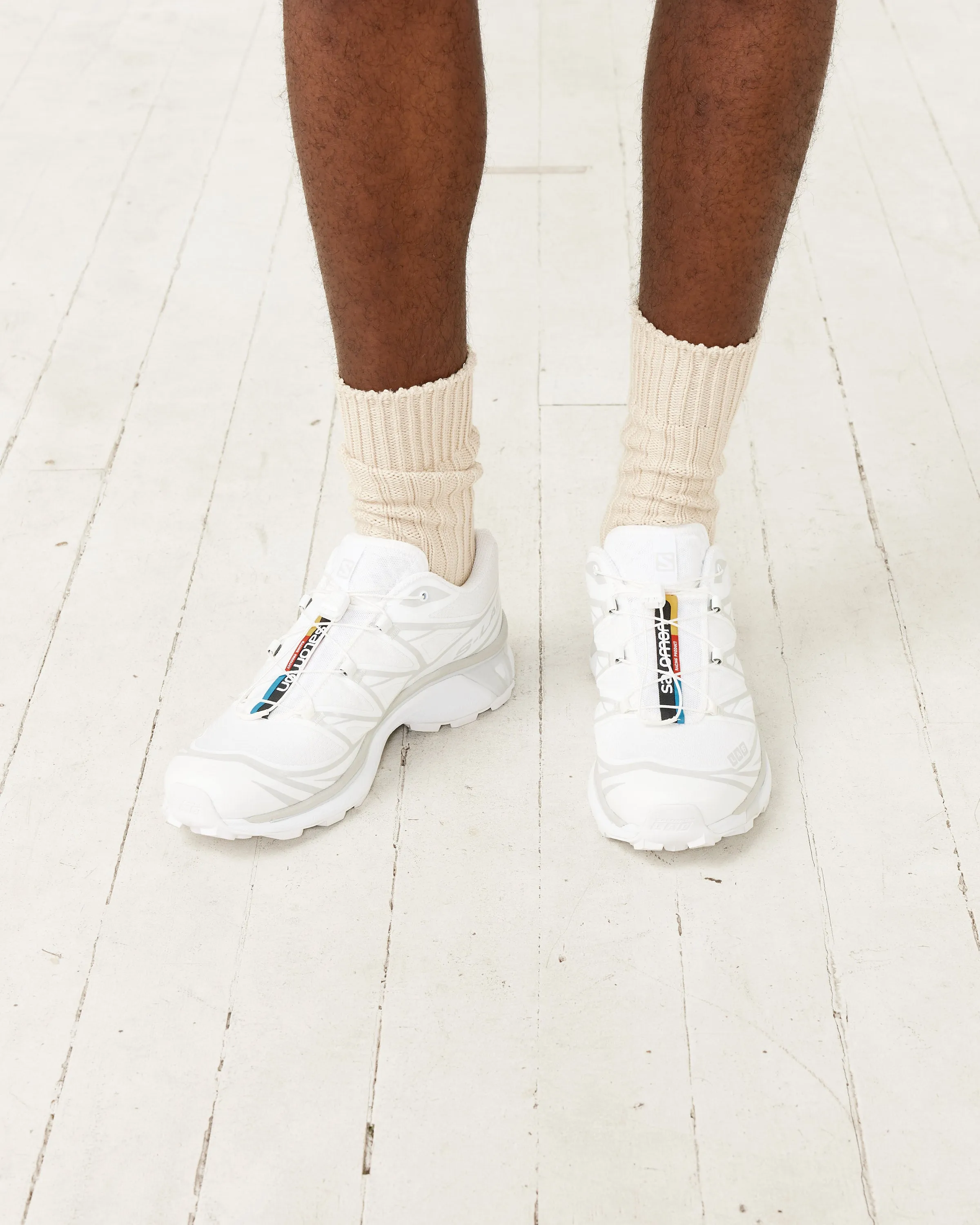 XT-6 in White/White/Lunar Rock